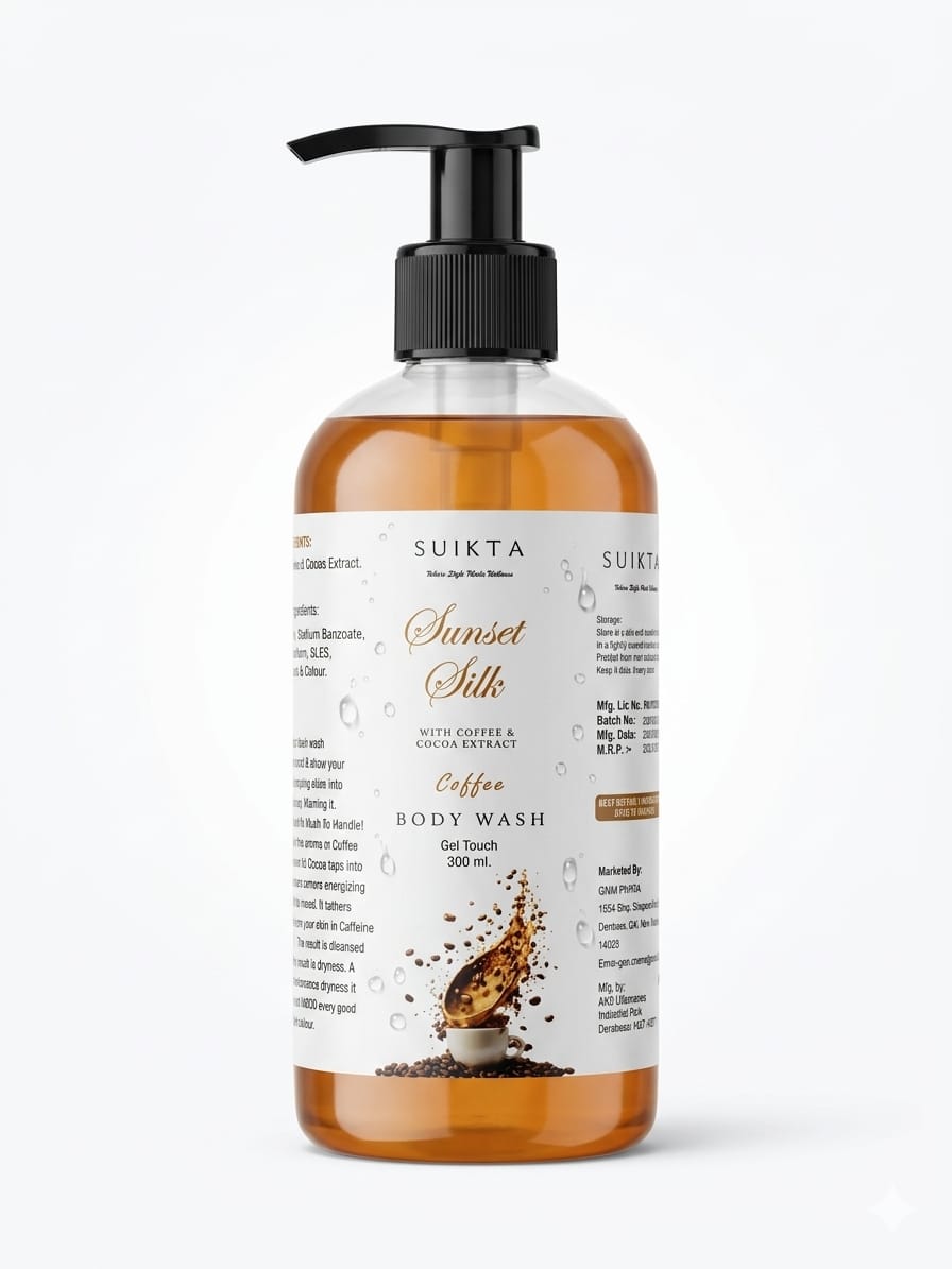SUIKTA Sunset Silk Coffee Body Wash